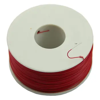 0,25 mm Wire-Wrapning Wire 30AWG Kabel 305m Nye (Red)