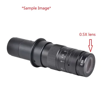0,5 X Stereo-Mikroskop Ekstra Barlow Linse Stor vedhæftet fil objektiv