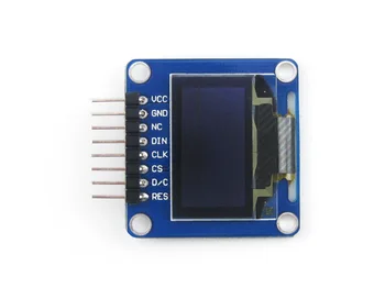 0.96 tommer OLED (A) Modul LCD-LED-Display Modul 128*64 I2C IIC SPI Buet/Vandret Pinheader Gul, Blå Farver