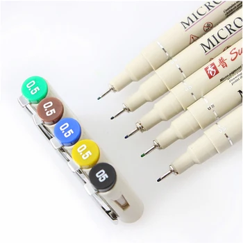 005 Rotuladores 12 Farver Skitse Markører Finecolour Pen Fine Tegne Grafisk kunst Markør Pen Til at Tegne Manga, Anime Kunst Forsyninger