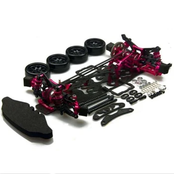 1/10 Legering & Carbon SAKURA D4 AWD EP Drift Racing Bil Billede Body Kit #KIT-D4AWD