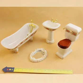 1:12 Søde MINI Dukkehus Miniature Badeværelse Sæt(2)