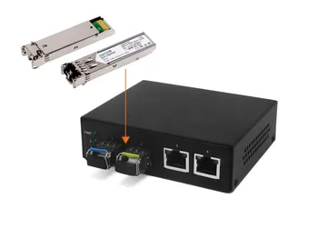 1.25 Gbps 1310nm Transceiver SFP Cisco-Kompatible 20 KM BIDI Enkelt Dual-Mode Fiber