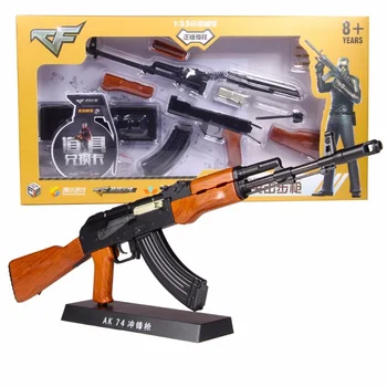 1:3.5 Hot Salg AK47 metal legetøjs pistol model Toy Kanoner sniper riffel børn AK74 DIY Gave indsamling juguetes model pistol kan ikke skyde