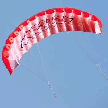 1,4 M Dual Linje Parafoil Kite Med Flyvende Værktøjer Stranden Kite Magt Fletning Sejlads Kitesurf Sjov Sport At Spille Flying Udendørs Legetøj