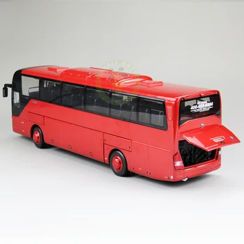 1:43 Skala Kina YuTong Bus Coach Bil Diecast Model Legetøj ZK6122H