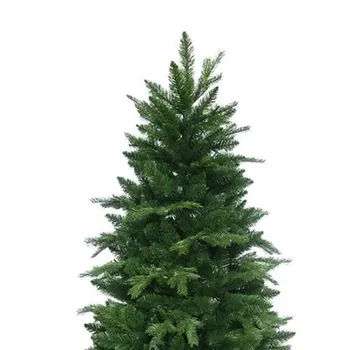 1.5 M, 1.8 M, 2.1 M / 2,4 M juletræ nøgne træ juledag PE + PVC blandet blade juletræspynt
