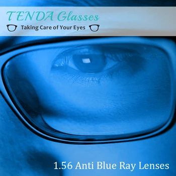 1.56 Enkelt Syn Asfæriske Klart Recept Linser Anti-Blue Ray Optisk Linse For Øjnene Nærsynethed Computer-Briller