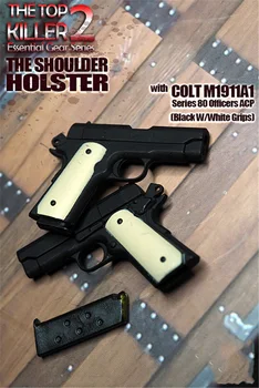 1/6 Action Figur Tilbehør Toppen Killer Væsentlige Gear Serie Skulder Hylster Med Colt M1991A1 Række Officerer AVS