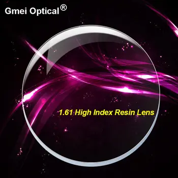 1.61 Fotokromisk Enkelt Syn Recept Optiske Briller Kontaktlinser med Hurtigt farveskift Performance