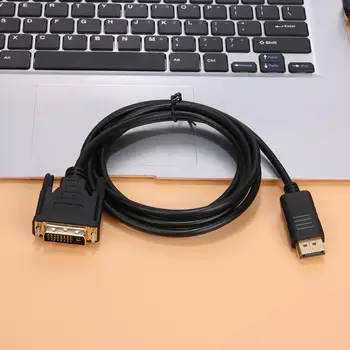 1,8 m DisplayPort (DP Til DVI Kabel-mand til Mand Displayport, dvi-Tilslutning Adapter 1080P 3D HDTV-PC Bærbar Projektor