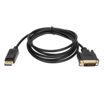 1,8 m DisplayPort (DP Til DVI Kabel-mand til Mand Displayport, dvi-Tilslutning Adapter 1080P 3D HDTV-PC Bærbar Projektor