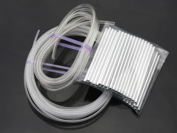1/8 Tommer Ekstra Lange Aluminium Rør fluebinding Materialer+Liner Rør+Junction Tubeing-50stk pr pakke