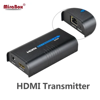 1 Afsender 6 Modtagere HDMI Extender 120m Over Cat5/5e/6 IP/TCP-Understøttelse 1080P HDMI Extender er Kompatible Med HDCP (1 TX-6 RX)
