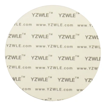 1 Ark Stamping Nail Art fosforpladen 5.6 cm Rustfrit Stål Skabelon For Negle Polish Stencil Værktøjer (YZWLE-16)