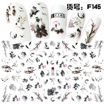 1 ark Søde panda design Selvklæbende Negle Art dekorationer Klistermærker søm tilbehør skønhed manicure værktøj kat hund nail decals