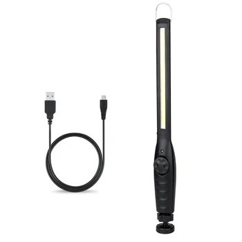 1*COB lys stribe led-Lithium-Ion-Bil Styling Hjælp af Rørlig Nat Lys-Lampe USB-Genopladelige COB LED Slim Arbejde Lys