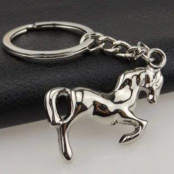 1 PC ' en Dejlig Hest Hest, animal pet-nøglering-Nøglering Nøglering Klassiske 3D-Vedhæng-Tasten Taske Kæde Kreativ Gave