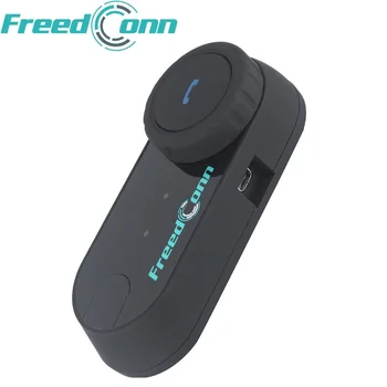1 pc FreedConn TCOM-OS FM BT Bluetooth Motorcykel Hjelm Intercom Samtaleanlæg Moto Headset + Blød Øretelefon