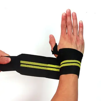 1 pc-Sport Wrist Wrap Forbinding på Hånden Støtte Armbåndet Beskytter Svedbånd Fitnesscenter Rem Sport Tandbøjle