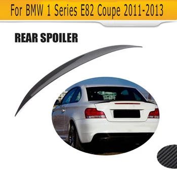 1 Serie P Style carbon fiber bageste bagagerummet læbe spoiler til BMW E82 Coupe 2011-2017 1M M Sport Cabriolet