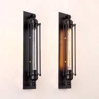 1 STK Loft Vintage væglamper Amerikanske Industrial væglampe Edison Lys 40W E27 Sengen vægbeslag Hjem Dekoration Belysning