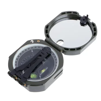 1 STK Plast 0-360 Grader Vandring Kompasser & GPS Høj Præcision Magnetiske Lomme Transit Geologiske Kompas Skala