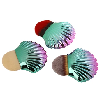 1 Stor Shell Kosmetiske Pulver Foundation Makeup Løs Base Kontur udgør Værktøjer perleskaller Formet Ansigt Skønhed Børster Maquiagem