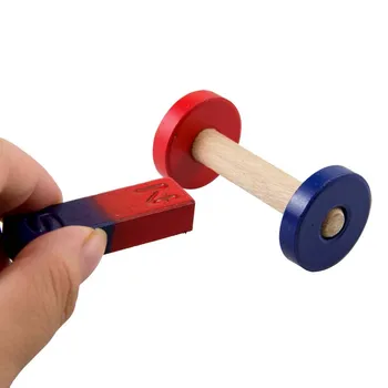1 sæt Ferrit Magnet Kit Uddannelse, Videnskab Eksperiment BAR + HESTESKO + RING MAGNET +comapass størrelse s kids legetøj til børn