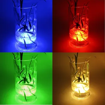 1*Vandtæt Dykkede LED-Lys Flerfarvede RGB farveskift, Undervands Swimmingpool Lys med Fjernbetjening til swimmingpool