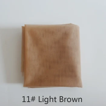 1 værftet lys brun schweiziske blonder for paryk making og paryk hætter lace parykker materiale eller lace lukning, 5 farve til rådighed høj kvalitet