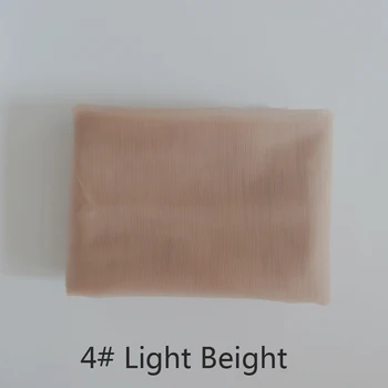 1 værftet lys brun schweiziske blonder for paryk making og paryk hætter lace parykker materiale eller lace lukning, 5 farve til rådighed høj kvalitet