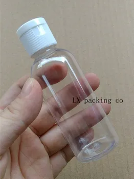 10 ml 50 ml 100 ml Tom Gennemsigtige Plast-Pack Flaske krystalklart Flip Top Cap Tom Emballage Beholdere, Engros-50 stk