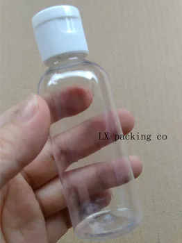 10 ml 50 ml 100 ml Tom Gennemsigtige Plast-Pack Flaske krystalklart Flip Top Cap Tom Emballage Beholdere, Engros-50 stk