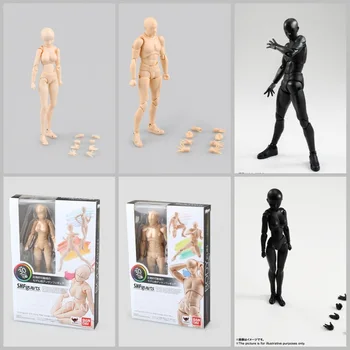 10 Stilarter SHFiguarts Figma Arketype Action Figur Japan Kunst Figur Dukke Arketype Næste Han og Hun Kødet 15CM Krop Chan Kroppen Kun