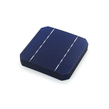 10 Stk 2,8 W 125 * 125MM Billige Mono Solceller 5x5 Klasse En monokrystallinsk Silicium PV Wafer For DIY Solcelle Panel