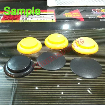10 STK 28MM Skrue i type Sort Arcade spil Push-Knappen hul plug-knappen for at dække hullet cap