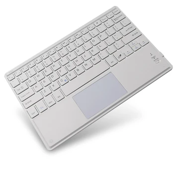 10 tommer Universelle Trådløse Bluetooth-tastatur med Touchpad ' en Til Samsung Tab/ Microsoft/ Android /Windows-Tablet