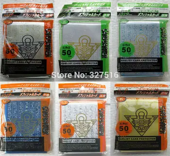100 pakker/masse (500 stk) Yu-Gi-Oh! Cosplay Yugioh Millennium Anime Puslespil Brætspil Kort Ærmer Kort Barriere Card Protector