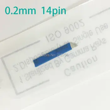 100 Stk 14 Nål 0,2 mm Mikro Blade Øjenbryn Microblading Tatovering Nåle For Permanent Makeup