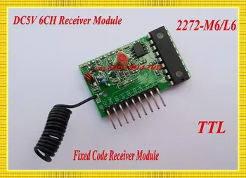 1000M 6CH RF-Sender-Modtager Modul med Afkodning Wireless Remote Control System Momentan Smækket TTL Signal Output 6CH