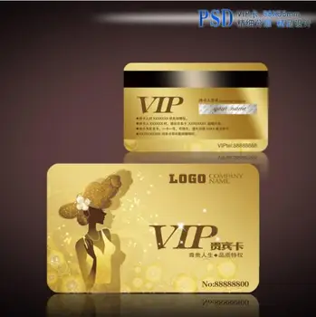 1000PCS Brugerdefinerede PVC-Kort VIP & Plast kort medlemskort Hico + kodning og 128 stregkode og Serienummer kort