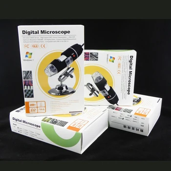 1000X Digital USB-mikroskop med 8 LED-lys, justerbar elektronisk biologiske mikroskop 40x forstørrelse ~1000x