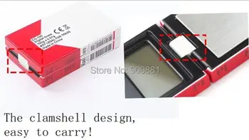 100g 0,01 g Mini Elektronisk Lomme Smykker Skalaer 0,01 g Digital Gram Cigaret Vægt Diamant Guld Vægt Balance