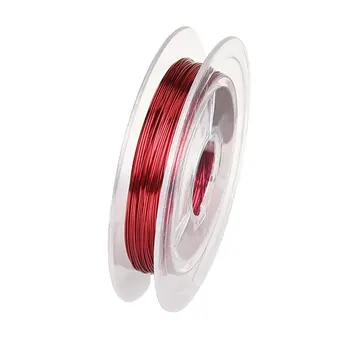 100m 0,3 mm Kobber Wire Smykker Beading Wire Blandede Farver