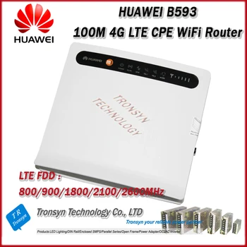 100Mbps Huawei B593 4G LTE CPE Industrielle WiFi Router