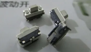 100pcs 2*4mm Lad tryk kontakt 2*4mm side nøglekontakt Mini micro switch 2mm*4mm Mobiltelefon-tasten-tryk på knappen