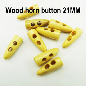 100PCS 20MM træ-horn skifte tøj sy knappen tøj, tilbehør pels knapper WHB-086