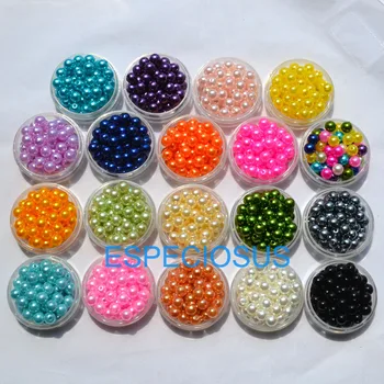 100pcs DIY Mode Smykker Tilbehør 8MM Akryl Perler Plast Perle Rund Form for 19 Forskellige Farver Armbånd Gør Afdelinger