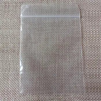 100pcs hvid lynlås poser klare plastposer gennemsigtig pe zip-lock pose for klud/jul/gaver/Smykker Emballage Vise taske